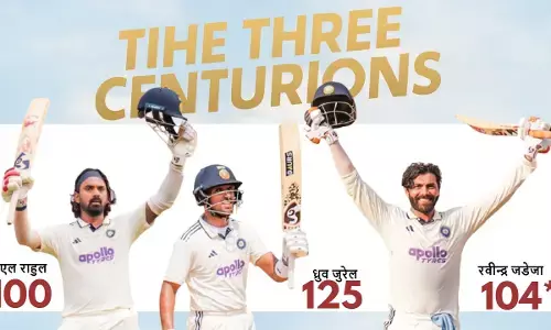 KL Rahul, Dhruv Jurel, and Ravindra Jadejas centuries and their unique celebrations went viral on social media.