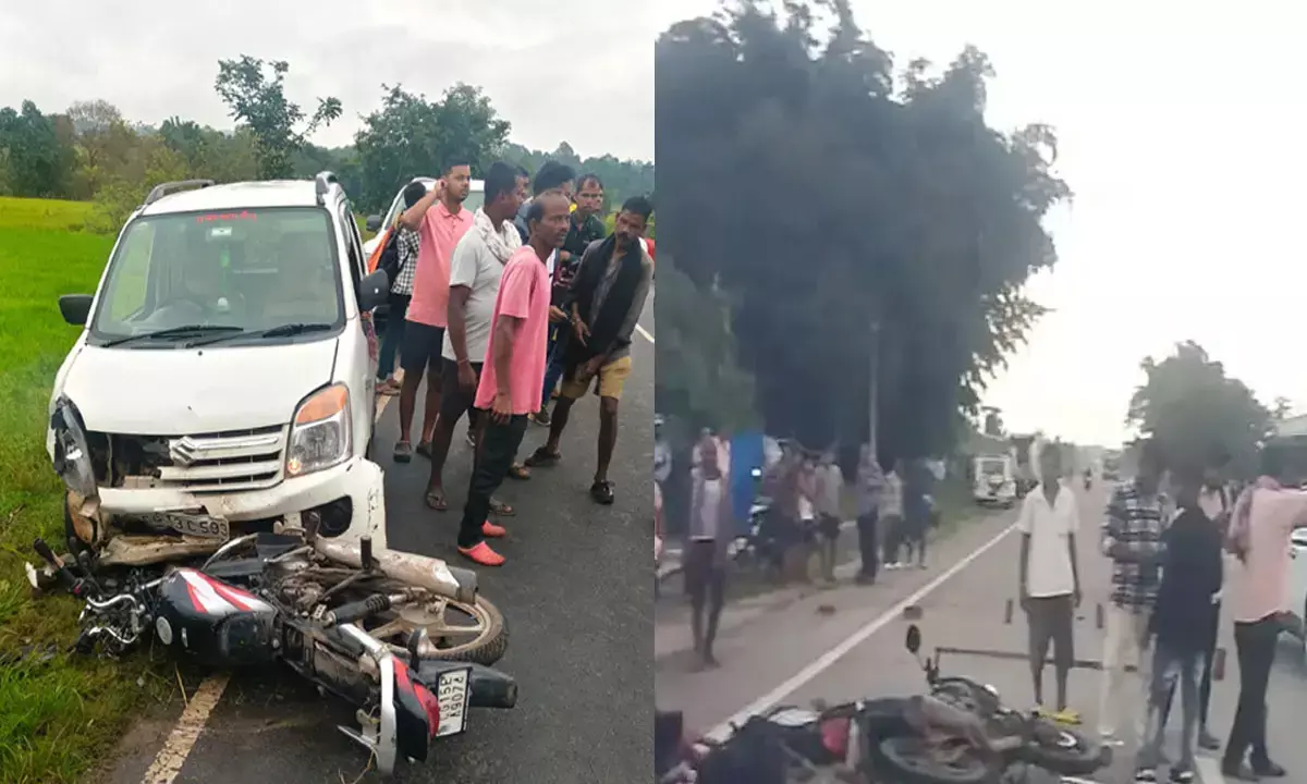 Road accident- Dussehra- people died- 16 injured- hospital -Surguja- Batauli