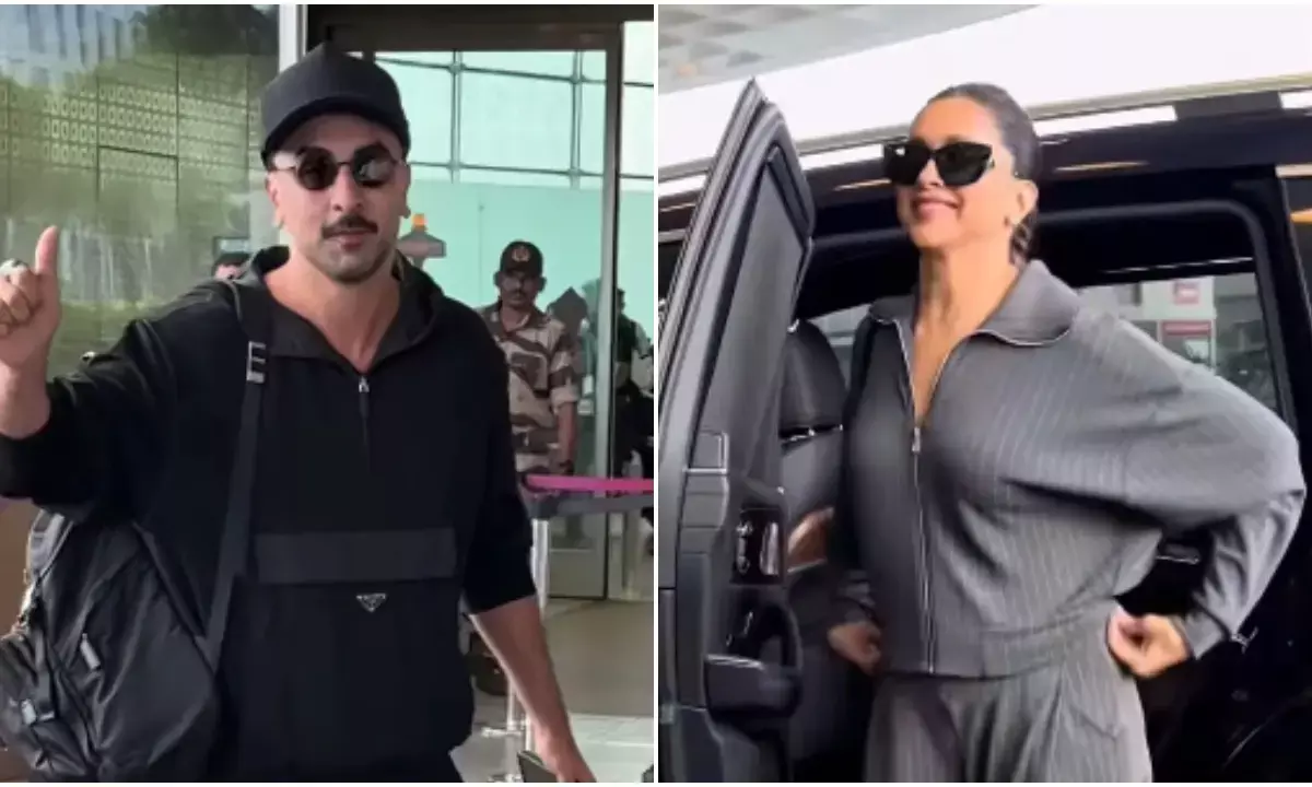 एयरपोर्ट पर साथ दिखे रणबीर और दीपिका, गले लगाकर की बातें, देखें वीडियो
