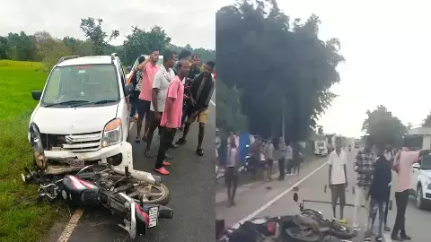 Road accident- Dussehra- people died- 16 injured- hospital -Surguja- Batauli