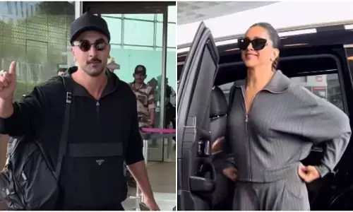 एयरपोर्ट पर साथ दिखे रणबीर और दीपिका, गले लगाकर की बातें, देखें वीडियो