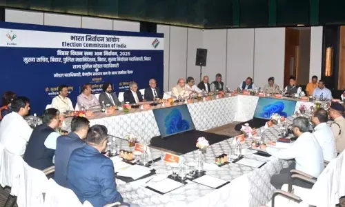 ECI Review Meeting for bihar election 2025 ECI Review Meeting for bihar election 2025