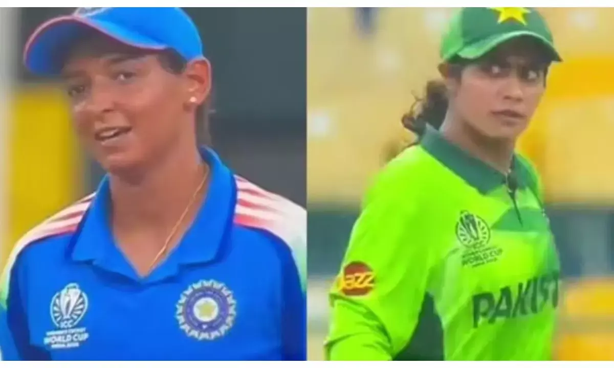 harmanpreet kaur nashra sandhu fight