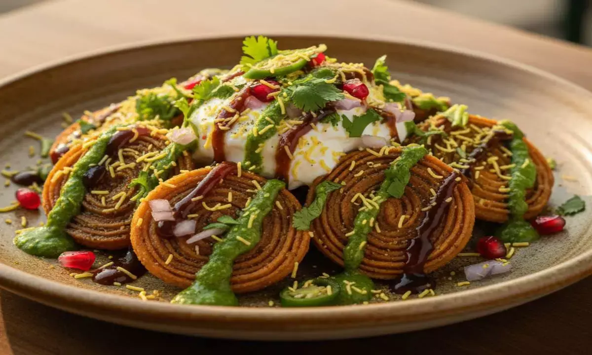 how to make bhakarwadi chaat