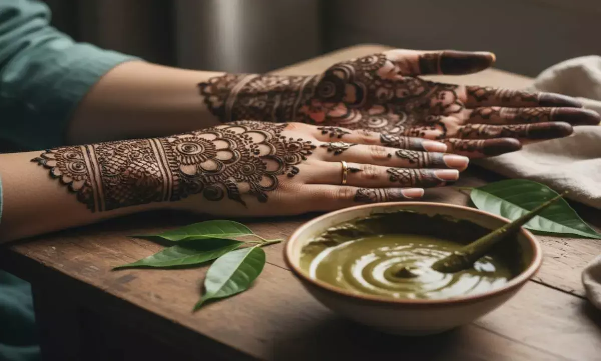 how to make mehndi paste