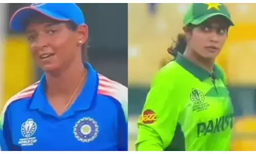 harmanpreet kaur nashra sandhu fight