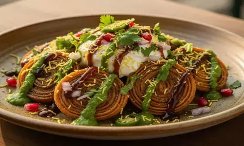 how to make bhakarwadi chaat