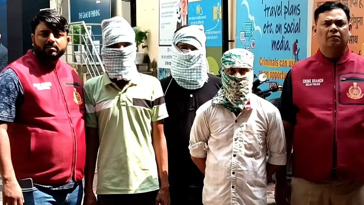 Delhi Police Arrested 3 Cyber Criminals