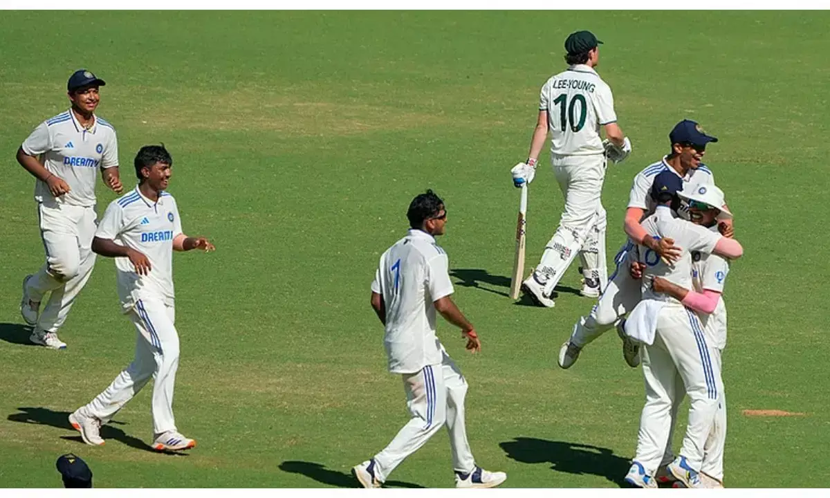 aus u19 vs ind u19 2nd youth test day 1 match
