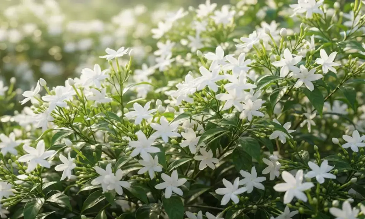 how to plant mogra in a pot