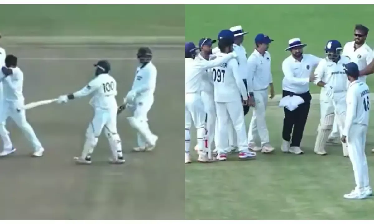 Prithvi Shaw musheer khan fight