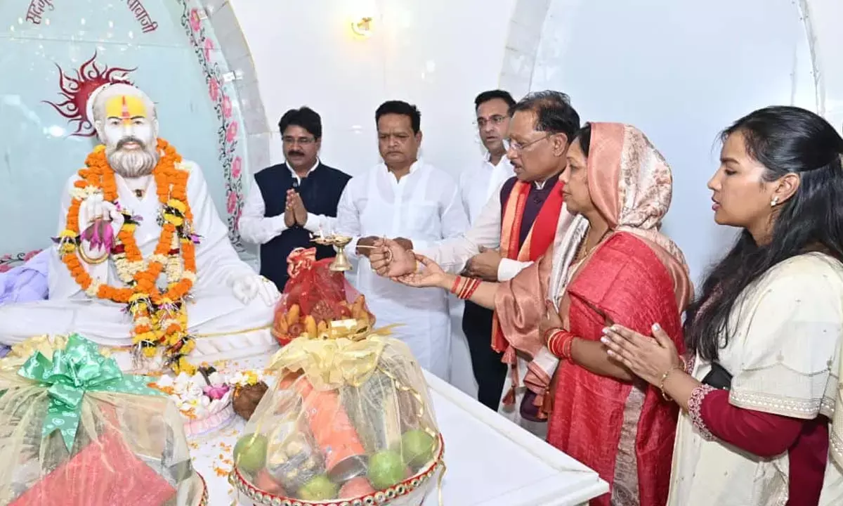 संत श्री रामजानकीदास महात्यागी को अर्पित की श्रद्धांजलि