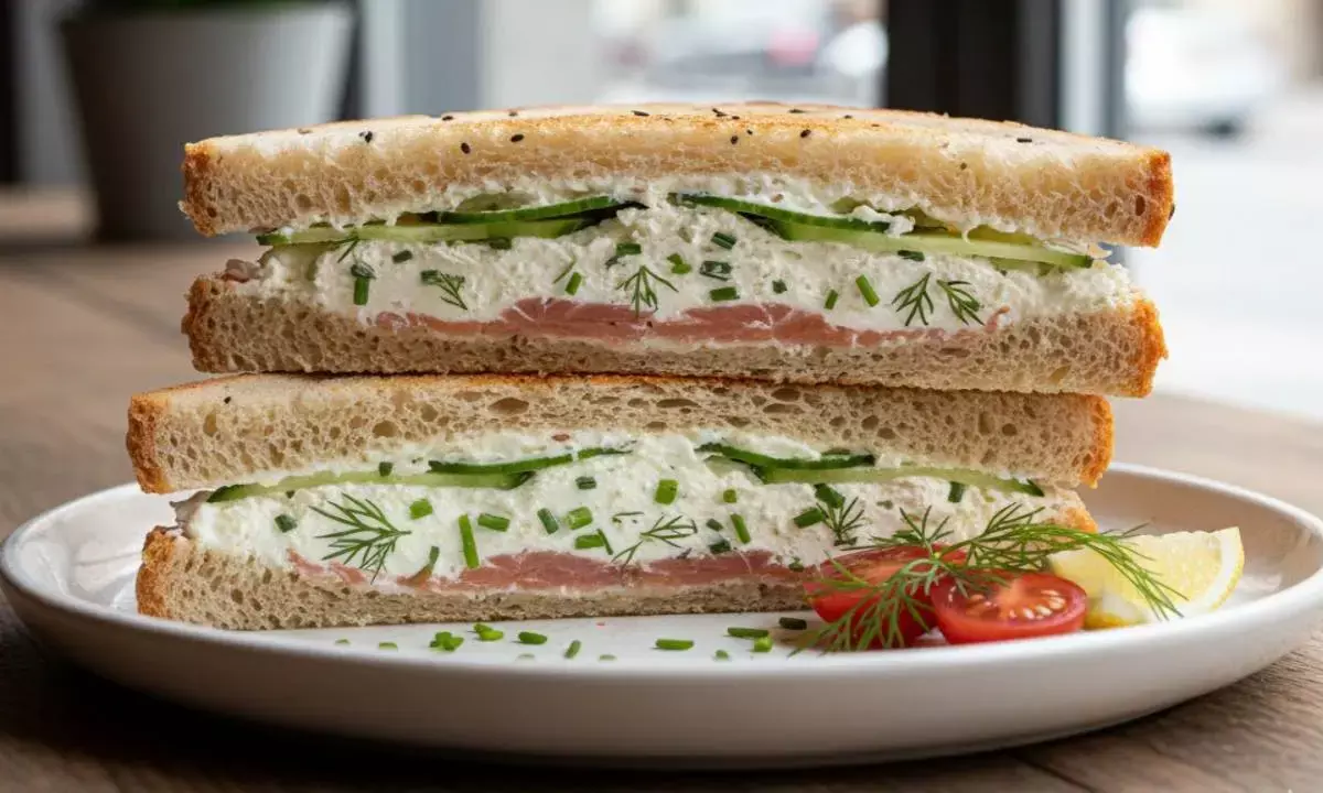 Cream Cheese Sandwich Recipe in hindi