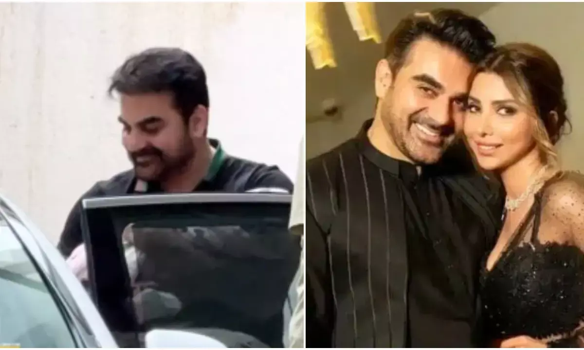 नवजात बेटी को अस्पताल से घर ले जाते दिखे अरबाज खान