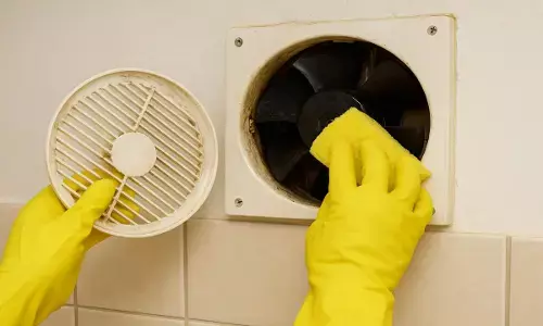 how to clean exhaust fan