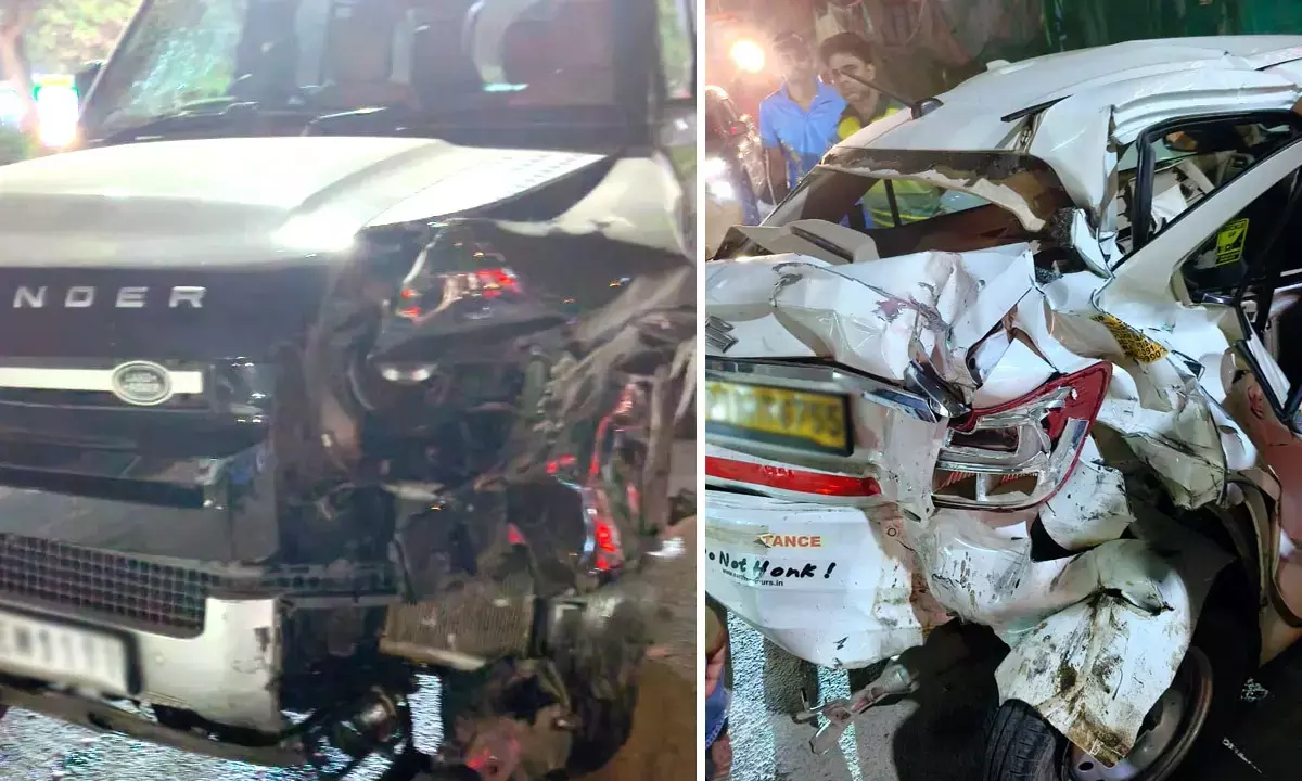 Noida Defender Accident