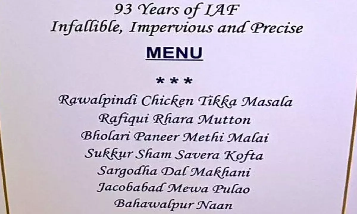 IAF Day 2025: From Rawalpindi Chicken to Balakot Tiramisu, the Air Forces patriotic menu goes viral.