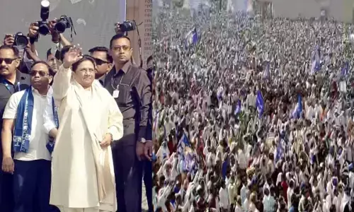 मायावती ने सपा-कांग्रेस पर साधा निशाना, योगी सरकार की सराहना करते हुए कही ये बड़ी बात