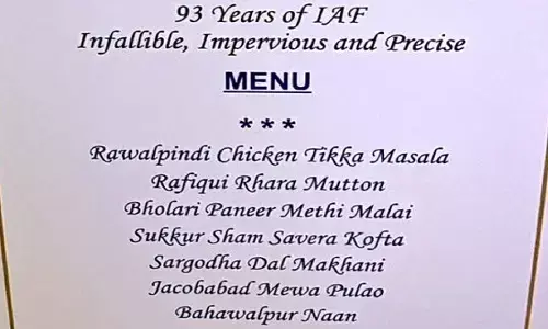 IAF Day 2025: From Rawalpindi Chicken to Balakot Tiramisu, the Air Forces patriotic menu goes viral.