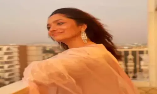 एक्ट्रेस अंकिता लोखंडे का ट्रेडिशनल लुक