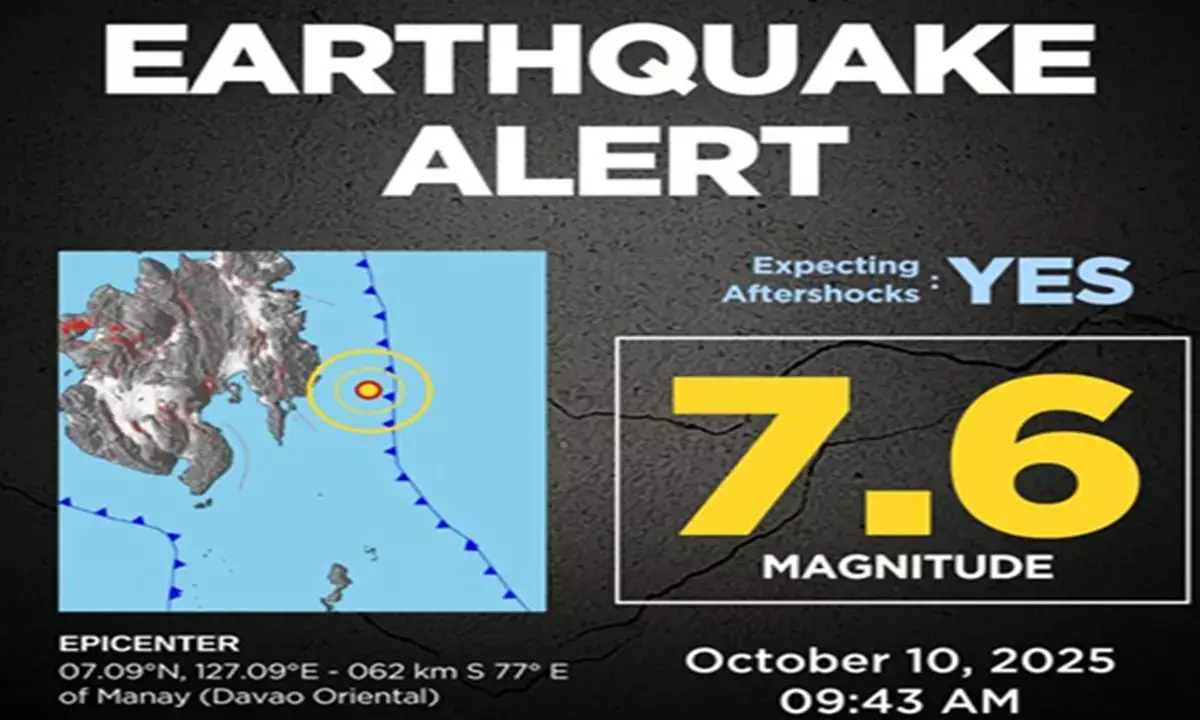 Southern Philippines earthquake Mindanao hits 7.6 magnitude earthquake