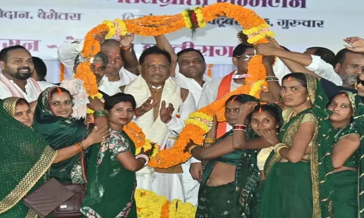 सीएम साय ने कई विकास कार्यों का किया लोकार्पण और भूमिपूजन