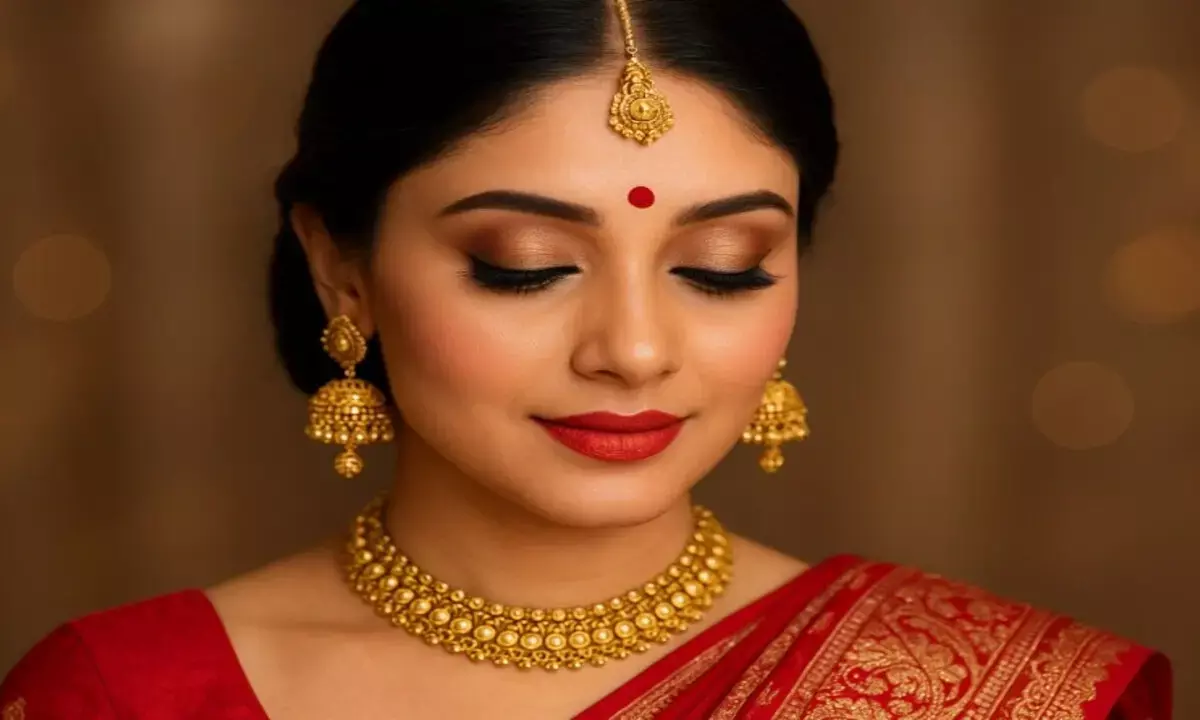 करवा चौथ के लिए खूबसूरत लुक