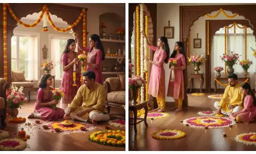 flower decoration tips for diwali