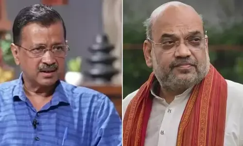 Home Minister Amit Shah targeted Arvind Kejriwal