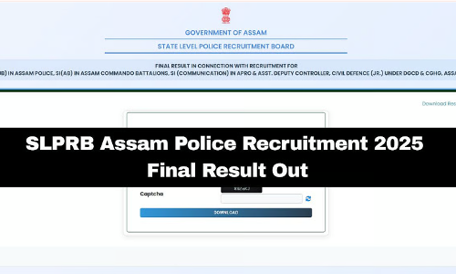 SLPRB Assam Police Recruitment 2025