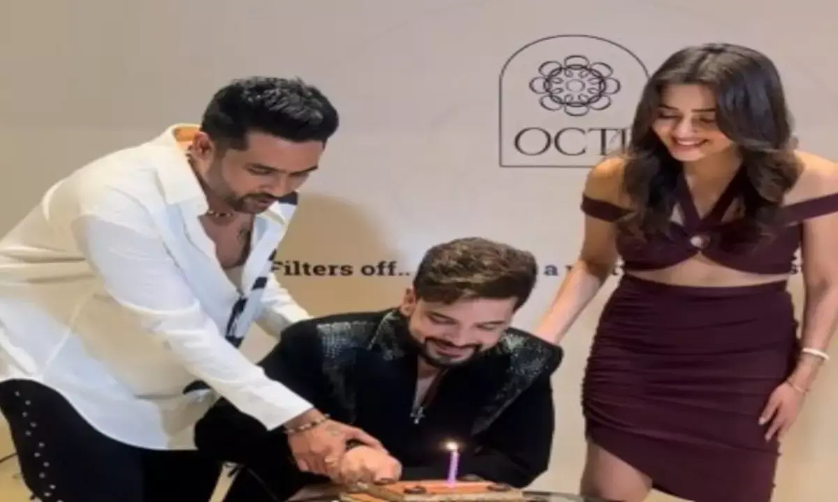 तेजस्वी प्रकाश और करण कुंद्रा बर्थडे सेलिब्रेशन