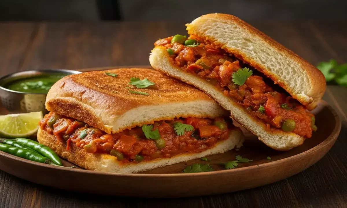 how to make masala pav sandwich