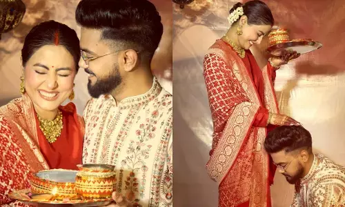 पति रॉकी जायसवाल ने छुए पैर, कहा – ‘मेरी जिंदगी में आप देवी हैं!’