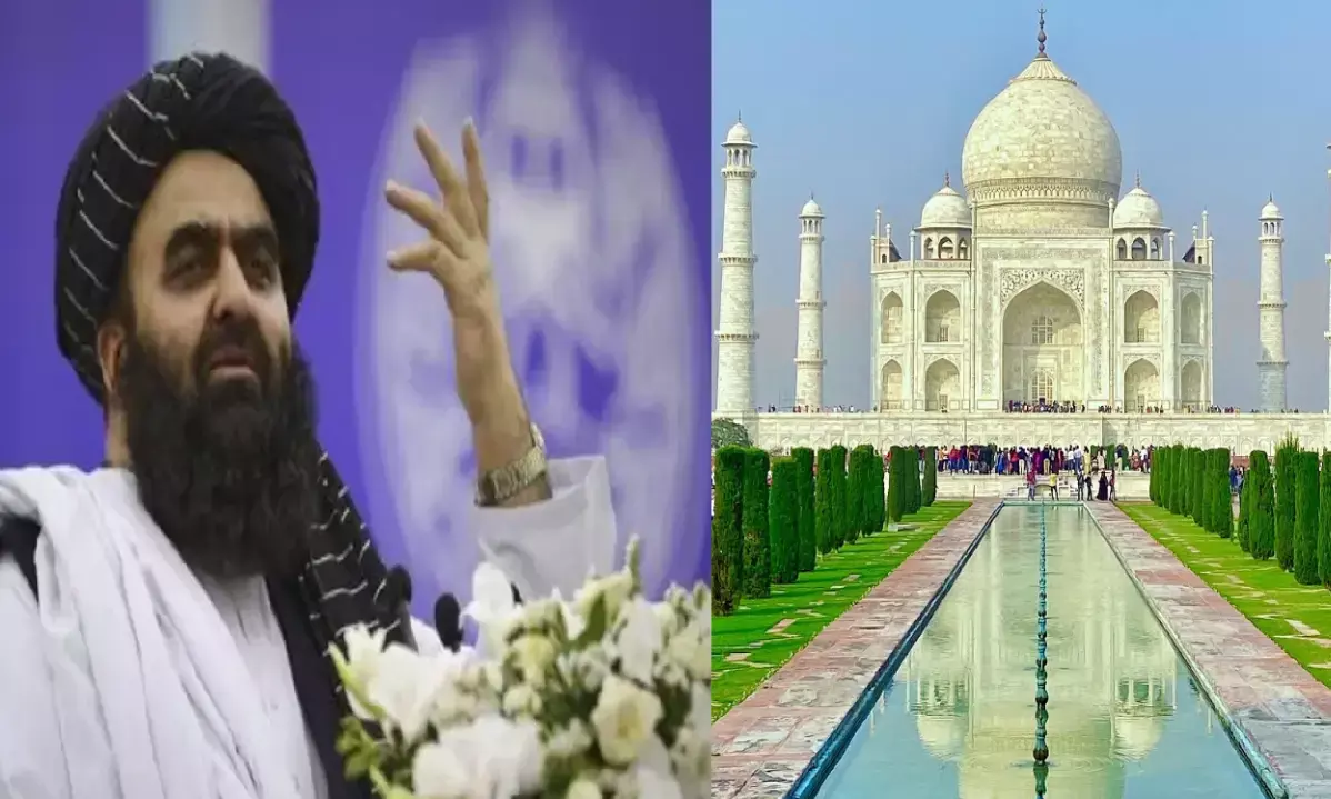 Afghanistan foreign minister muttaki in Agra Afghanistan foreign minister muttaki in Agra