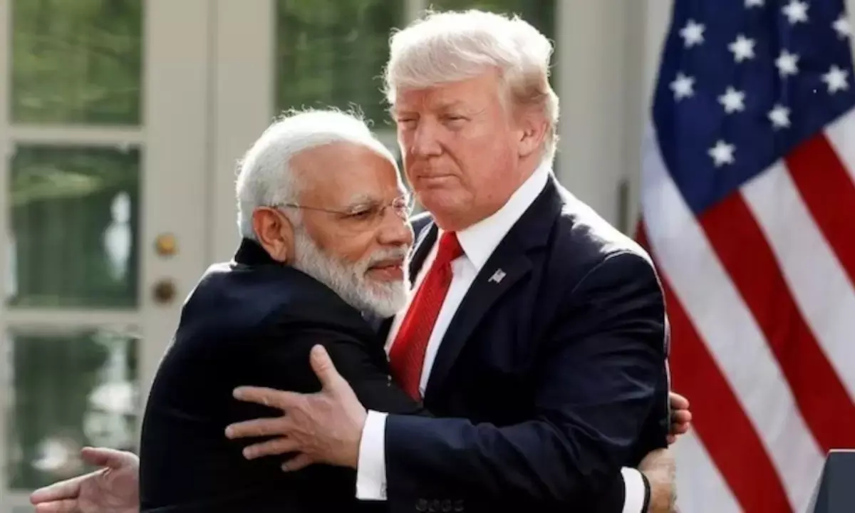 PM Modi With Donald Trump
