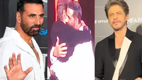 फिल्मफेयर के मंच पर किंग खान ने लगाया अक्षय को गले, फैंस बोले– ये नज़ारा याद रहेगा फिल्मफेयर के मंच पर किंग खान ने लगाया अक्षय को गले, फैंस बोले– ये नज़ारा याद रहेगा