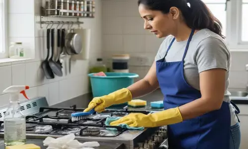 gas stove cleaning  tips