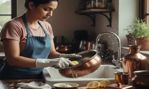 copper utensils cleaning tips