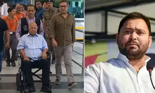 Lalu Yadav and Tejashwi Yadav reached Delhi