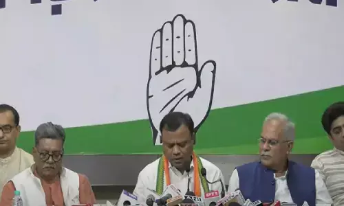 कांग्रेस की रायपुर में प्रेस कान्फ्रेंस : PCC चीफ बैज बोले- मोदी सरकार सूचना का अधिकार कानून सही ढंग से करे लागू कांग्रेस की रायपुर में प्रेस कान्फ्रेंस : PCC चीफ बैज बोले- मोदी सरकार सूचना का अधिकार कानून सही ढंग से करे लागू