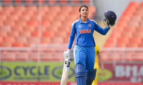smriti mandhana scored century against new zealand women
