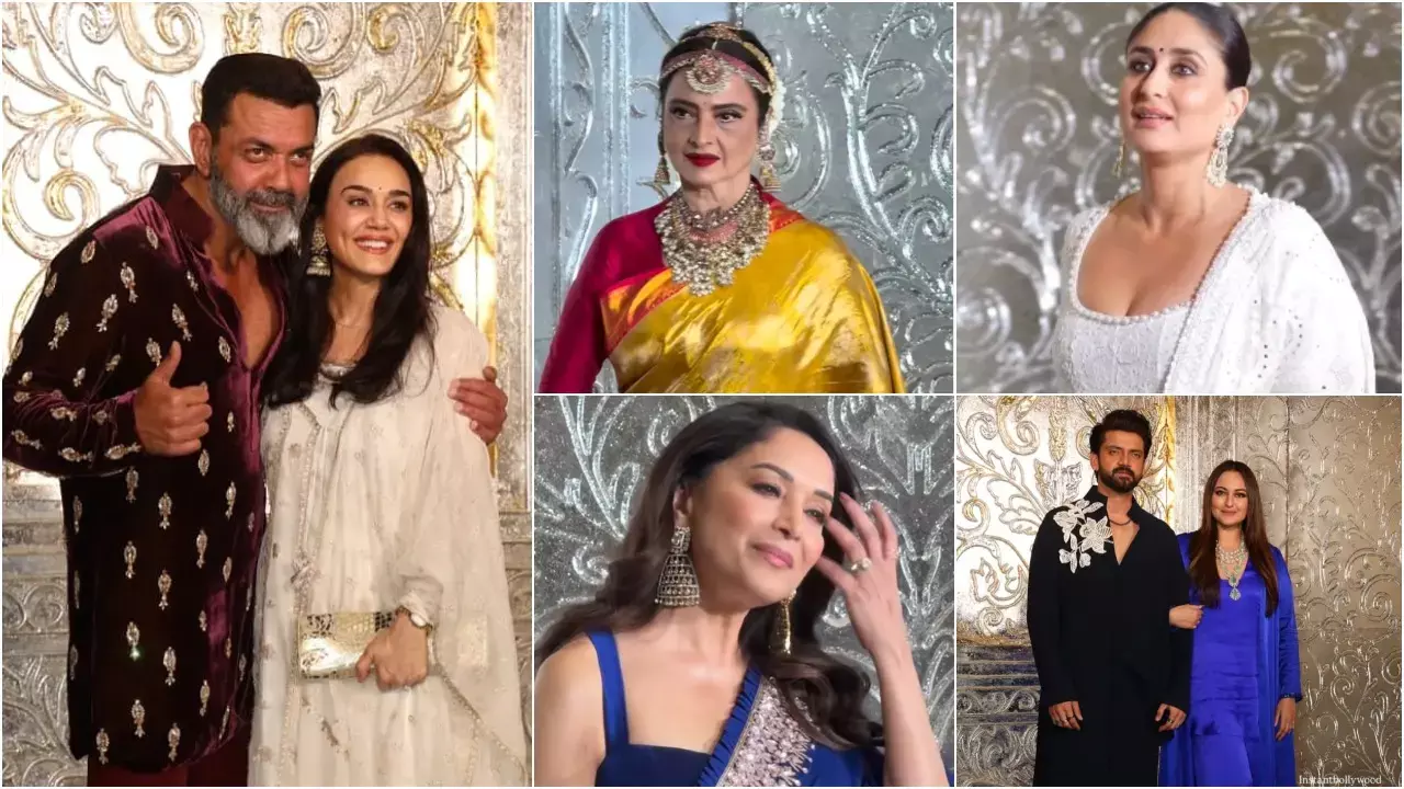 मनीष मल्होत्रा की दिवाली पार्टी में चमका सितारों का मेला, बॉबी देओल और प्रीति ज़िंटा की मुलाकात ने लूटी महफ़िल मनीष मल्होत्रा की दिवाली पार्टी में चमका सितारों का मेला, बॉबी देओल और प्रीति ज़िंटा की मुलाकात ने लूटी महफ़िल