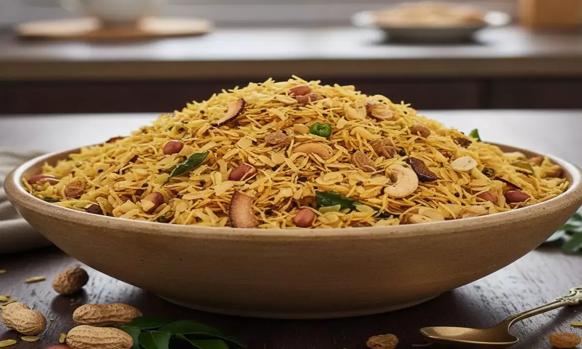 how to make poha chivda