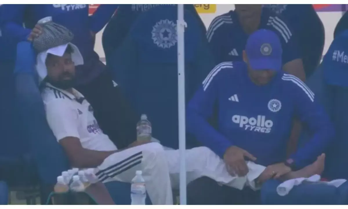 mohammed siraj ice treatment