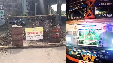 ओडिशा से 500 बोरी धान भरकर आ रहा ट्रक रायगढ़ में पकड़ा गया