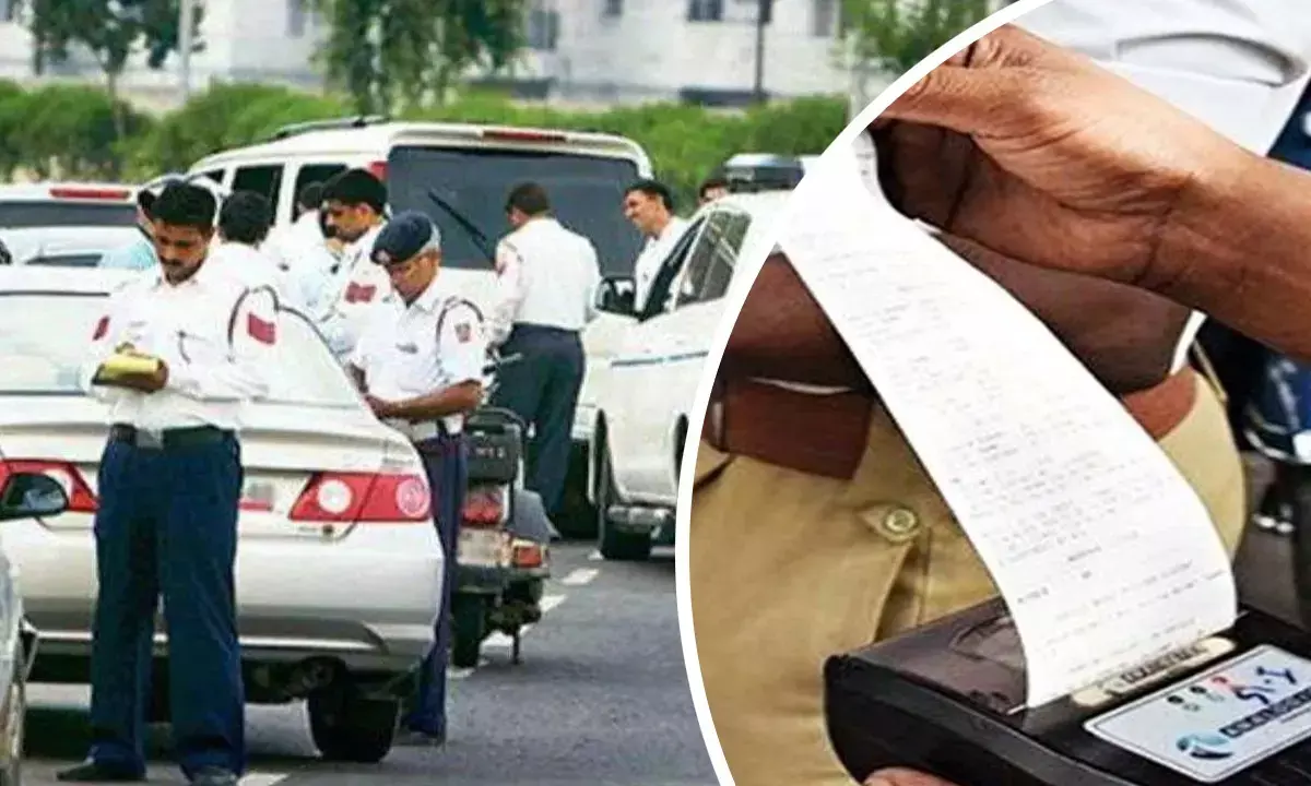 Gurugram Traffic Challan