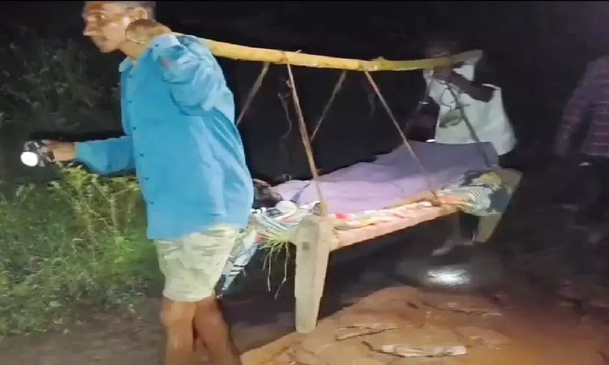 अव्यवस्थताओं की भेंट चढ़ी गर्भवती : पगडंडी पर 6 किमी पैदल चलकर लाया गया चितालगुर गांव, रास्ते में हुआ मिसकैरेज