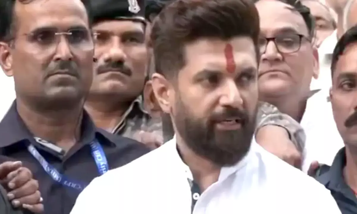 Chirag Paswan met ips pooran Kumar family