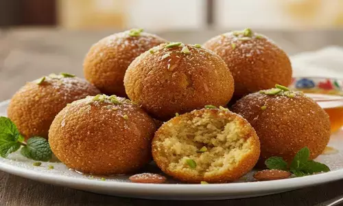 how to make suji besan balls