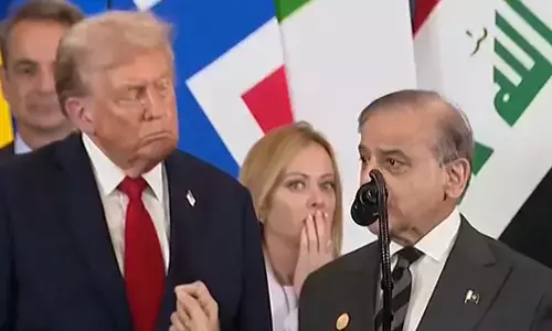 Shehbaz Sharif chamchagiri Meloni reaction